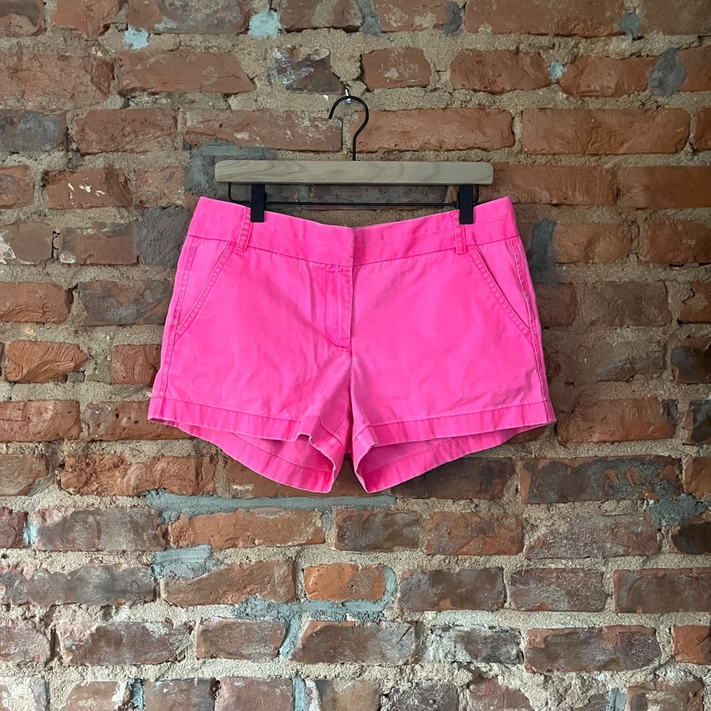 J. Crew Hot Pink Chino Short - Size 6